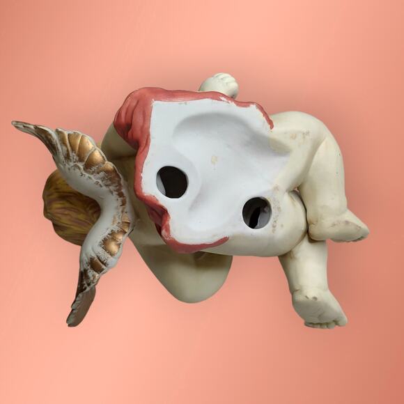 Hand-painted Putto Cupid Angel Cherub Whimsical Renaissance Baroque Figurine - Picture 10 of 11